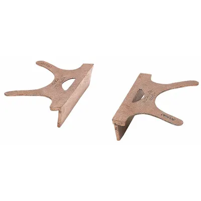WILTON 404-6 Hammer-On Vise Jaw Caps, Copper, 6-Inch Jaw Width
