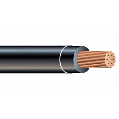 SOUTHWIRE Building Wire: Copper, 750 kcmil, 1 Conductors, Stranded, Black, 1,000 ft Lg - Copper THHN/THWN-2 Building Wires