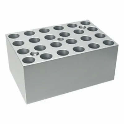 BENCHMARK SCIENTIFIC Dry Bath Block: Aluminum, 1 7/8 in Overall Wd, 2 3/4 in Overall Lg - Dry Bath Blocks