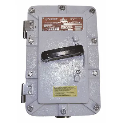 APPLETON ELECTRIC Hazardous Location Safety Switch: Non-Fusible, 60 A, 600 V AC - Non-Fusible Disconnect Switches