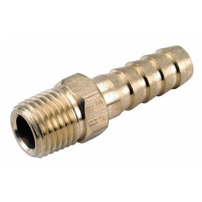 OEM Low-Lead Brass Rigid Barbed Hose Fitting - Low-Lead Brass Multipurpose (Air, Water, Chemical) Rigid Barbed Hose Fittings