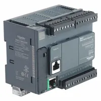 SCHNEIDER ELECTRIC PLC: (14) Discrete/(2) Analog, (10) Relay, 100 to 240V AC (MPN TM221CE24R)