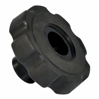 INNOVATIVE COMPONENTS Snap-Lock 8-Arm Knob, M12 Thread, 60 mm Dia - Snap-Lock 8-Arm Knobs