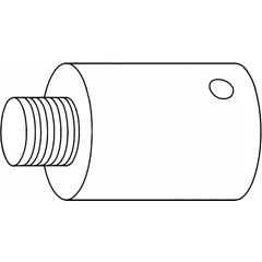 Electromagnetic door holder designed to hold doors open until power is interrupted. Fail-safe operation releases the door upon power loss, allowing automatic closure. Constructed with an aluminum body. Suitable for use in commercial and industrial facilities where fire-safety and access-control door holding is required.