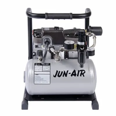 GAST 1760408 Oil-Free Rocking Piston Air Compressor, 1/2 hp, 1.2 cfm, 120 psi - Laboratory Electric Air Compressors