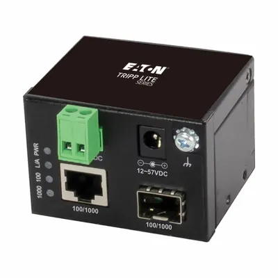 EATON TRIPP LITE N785-I01-SFP-DU Unmanaged Industrial Fiber to - Ethernet Extending Converters