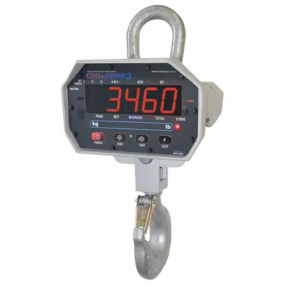 MSI Crane Scale: 2,000 lb Wt Capacity - Imperial, +/-0.1% Accuracy, 1 lb - Crane Scales