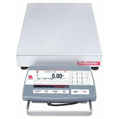 OHAUS Defender 5000 Bench Scale with Column-Mounted Indicator - Bench Scales with Column-Mounted Indicator