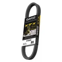 The DAYCO XTX5036 is a cogged V-belt from the XTX Series, featuring a 26° angle and 21/32 in thickness. Its aramid reinforcing cord material provides high strength for power transmission in demanding drive applications, such as heavy-load machinery in industrial settings