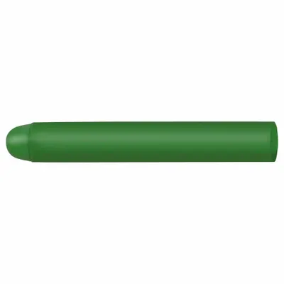 MARKAL Wax Lumber Crayon, 11/16 in Tip, Hard, Green, 70°F to 100°F, 82239G - Wax Lumber Crayons