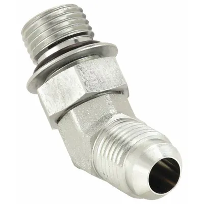 AEROQUIP 2061-4-4S ORB-to-JIC Steel Hydraulic Hose Adapter - ORB-to-JIC Steel Hydraulic Hose Adapters