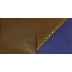Polyester shim stock sheet, ungraded and plain, in purple. Measures 10 in wide by 20 in long with a thickness of 0.0015 in. Thickness tolerance is ±5%; width and length tolerances are ±0.0625 in. Used for precision alignment, gap filling, and spacing in industrial machinery and equipment requiring non-metallic, corrosion-resistant shims.