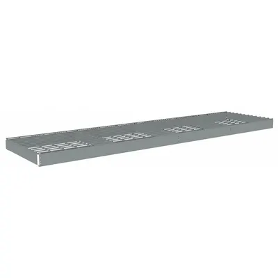 TENNSCO Shelf: 96 in x 24 in, 1,600 lb Load Capacity, Steel, 5 ga Decking, Gray - Wire Decking Shelf Kits for Boltless Shelving