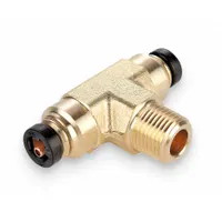 Push-Fit Elbow Fitting: 5/32 in OD x 1/8 in Pipe Fitting Size, Push-to-Connect x MNPT, Brass (MPN 172PTCNS-5/32-2)