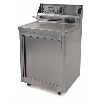 EAGLE GROUP Portable Hand Sink: Water Heater Not Included, Dual Manual Handle - One-Bowl Portable Hand Sinks with Faucets