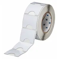 Pre-Cut Label Stock Roll: 2 in x 2 13/32 in, Polyester, White (Gloss), 250 Labels per Roll (MPN THTEP181-593-.25)