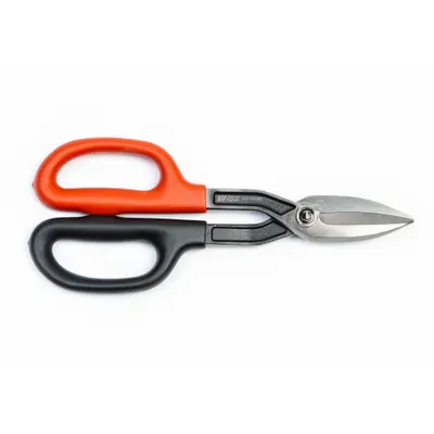 CRESCENT WISS Straight Pattern Tinner Snips 10": Straight, 10 1/4 in Overall Lg