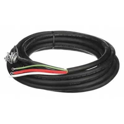 FOSTORIA Field Installed Cable Kit: 600V AC, 25 ft Cable Lg, Cable Grip/Wire Sleeves - Accessories for Portable Electric Jobsite & Garage Heaters