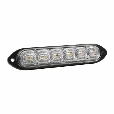GROTE Strobe Light: Strobe, Amber/Red, 1 in Overall Wd, 1/2 in Overall Ht, LED - Vehicle Perimeter Flashing Warning Lights