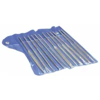 Needle File Set: Barrette/Crossing/Half Round/Knife/Rectangular/Round/Slitting/Square/Triangular