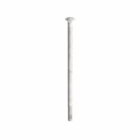 Carriage Bolt: Square Neck, 3/8"-16 Thread Size, 9 in lg, Steel, Grade 2, 10 PK (MPN ZBOLT-704)