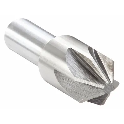 OEM Smooth-Finish Six-Flute Countersink, 82°, 3/4 in Body Dia, High Speed Steel - Smooth-Finish Six-Flute Countersinks