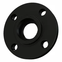 This 1-inch socket weld steel pipe flange is made of carbon steel and features a flat face. Rated Class 150 with a maximum operating pressure of 150 psi, it is used for connecting pipes in moderate-pressure industrial systems such as steam, water, or oil lines. Suitable for plant maintenance, HVAC, and process piping applications