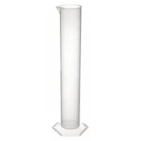 APPROVED VENDOR Graduated Cylinder: Polypropylene, 2 L, 67.6 fl oz, To Contain (TC), Hexagon