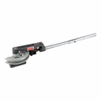This lever-style bender is designed for manual bending of tubing with a 1-inch outside diameter. It features a maximum bend angle of 0°, a minimum bend angle of 2 inches, and a centerline radius of 4-1/4 inches. Suitable for creating precise bends in metal or plastic tubing in plumbing, HVAC, and industrial maintenance applications