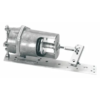 POWERS CONTROLS Pneumatic Damper Actuator: Linear, 5 psi to 10 psi Spring Range, Extended Shaft Mounting - Linear Actuators