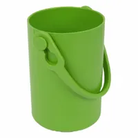 Bottle Carrier: 10 1/8 in Overall Ht, Thermoplastic, Green, 1 Compartments, 1.5 L Bottles (MPN 120918)