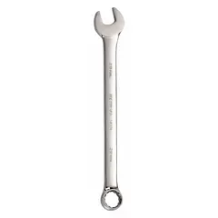 This metric 12-point combination wrench features a 29 mm head size and an overall length of 16 1/4 inches. The offset design provides clearance for fasteners in recessed areas. Suitable for general industrial fastening applications, including maintenance and assembly tasks.
