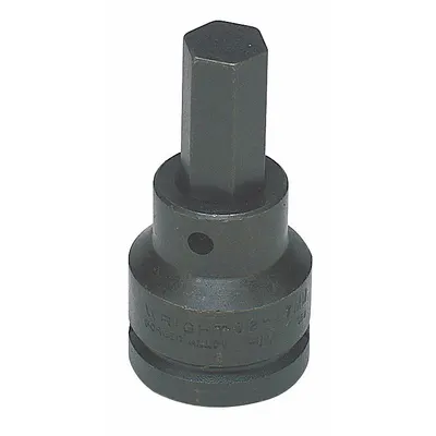 WRIGHT TOOL Impact Socket Bit : SAE, 17 mm Tip Size, 3 1/4 in Overall Lg - Hex Impact Bit Sockets