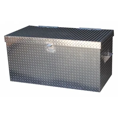 VESTIL APTS-3648-C Chest-Style Jobsite Box, 24 cu ft, Silver - Chest-Style Jobsite Boxes