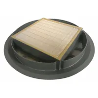 This HEPA paper cartridge filter is designed for dry-pickup material collection in Nilfisk GD 930 and VP930 canister vacuums. It captures fine particulates in industrial environments such as manufacturing plants, workshops, and construction sites where high-efficiency filtration is required
