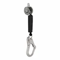 The MSA V-TEC Self Retracting Lifeline is a Class 1 SRL with a 10 ft HMPE lifeline and 400 lb capacity. It features a 2 3/8 in aluminum snap hook for overhead-only anchoring. This non-sealed unit is RFID equipped and has a non-dielectric anchorage end connection. Suitable for fall arrest applications in construction, maintenance, and industrial settings