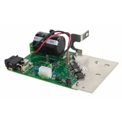 Replacement control board for Graco paint sprayers, type 17C305/17D163. Compatible with manufacturer model 17D163. Used to manage motor speed and pressure regulation in paint application systems.