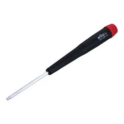 WIHA Screwdriver: Precision, Std Lg, 3/32 in Tip Size, 5 1/2 in Overall Lg - Ball End Precision Hex Screwdrivers