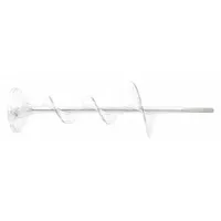 The GE WR17X11705 is a refrigerator ice dispenser auger that rotates to move ice cubes from the storage bin to the dispenser chute. It is used as a replacement part in residential and light commercial kitchen settings to restore ice dispensing functionality