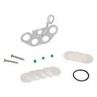 This maintenance kit is designed for the MSA ALTAIR 5X portable gas detector series. It includes replacement filters, O-rings, and screws to support routine servicing. Used in industrial safety applications such as confined space entry and hazardous gas monitoring