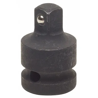 WESTWARD Impact Socket Adapter: 1/2 in Input Drive Size, Manganese Phosphate, Square - 1/2" Drive Impact Socket Adapters