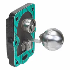 Float and thermostatic repair kit for steam traps. Compatible with WFT-030 model and traps from Erwel, Nicholson, Spence, Spirax-Sarco, Trunstall, Watson McDaniel, and Watts. Used to restore condensate drainage and energy efficiency in steam systems.