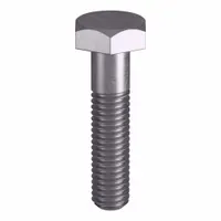 Heavy Hex Bolt: Stainless Steel, Grade B8M, Plain, 3/8"-16 Thread Size, 1 3/4 in lg, 5 PK (MPN ZBOLT-5102)