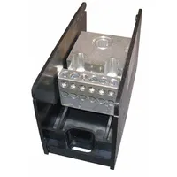 MERSEN Power Distribution Block: Open, Lug, Lug, 4 AWG – 500 kcmil For Line Side Wire Sizes (MPN MPDB69081)