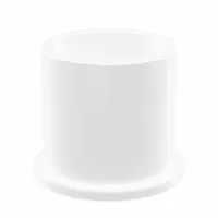 This flanged sleeve bearing is made from PTFE, offering chemical and heat resistance. It has a 1 1/4 in bore, 1 1/2 in OD, and 1 1/2 in overall length. Supplied in white as a 10-pack. Suitable for applications requiring low friction and self-lubrication in corrosive or high-temperature environments