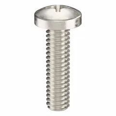 Pan head machine screws with #8-32 thread, 5/8 in length, made from 18-8 stainless steel with plain finish. Phillips drive with #2 drive size. Supplied in a 50-pack. Suitable for general fastening in machinery, electrical enclosures, and panel assembly where corrosion resistance and a low-profile head are required.