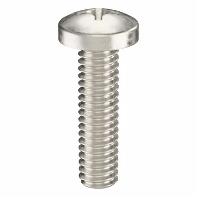 USA INDUSTRIALS Machine Screw: #8-32 Thread Size, 5/8 in Lg, 18-8, Stainless Steel, Plain - Pan Head Machine Screws