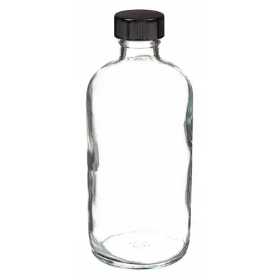 KIMBLE Storage Bottle: 60 mL, Colorless, 20-400 mm, No Closure, 24, No Closure - Clear Narrow Mouth Round Glass Lab Bottles