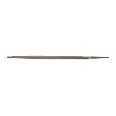 NICHOLSON Machinists File: Triangular, Single-Cut, Smooth Cut, 8 in Lg without Tang - Single-Cut Triangular Files