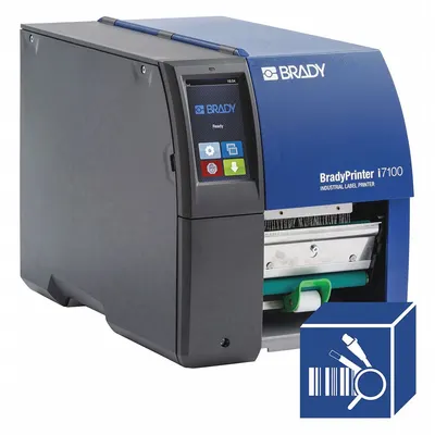 BRADY Desktop Printer: PC Connected, Single Color, Direct Thermal/Thermal Transfer - PC Connected Desktop Printers